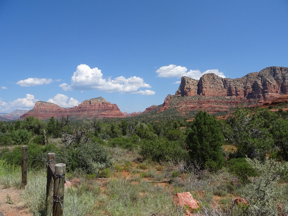 Parco statale di red rock
 arizona morfologie montuose
 calanchi
