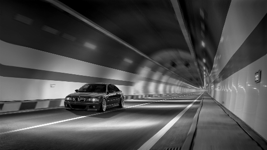 Tunnel bmw car automotive design Photo