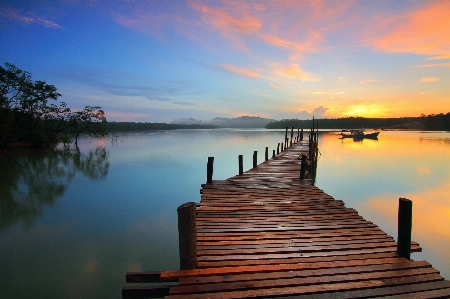 Sky water nature pier Photo