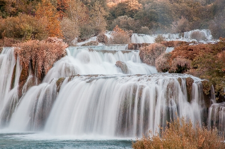 Waterfall body of water resources natural landscape Photo