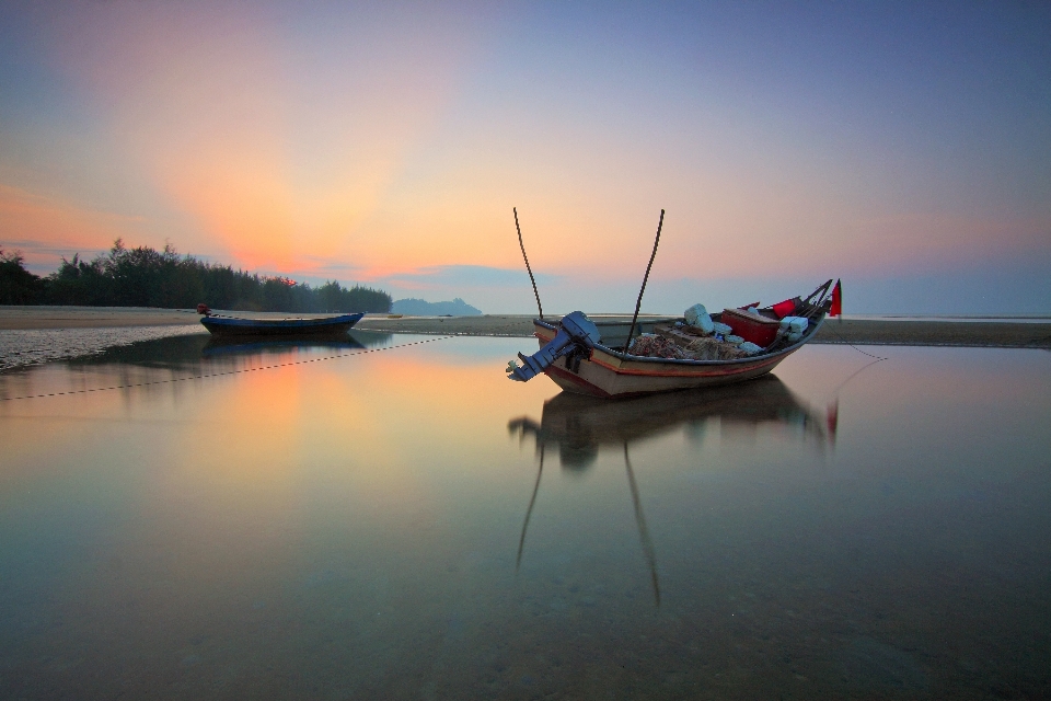 Water transportation nature sky reflection