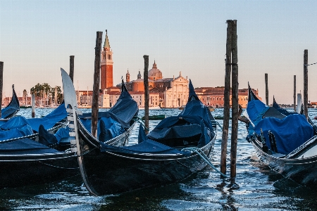 Gondola water transportation boat vehicle Photo