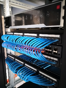 Switch cable network cabinet Photo