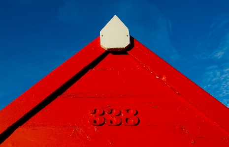 Photo Rouge bleu triangle ciel