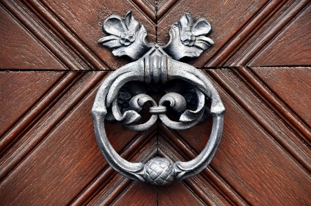 Door knocker handle emblem metal Photo