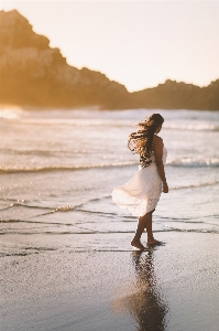 People in nature photograph water sky Photo