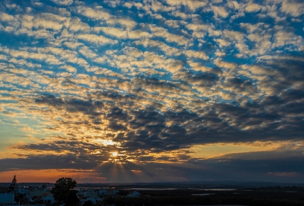 Sky sunset cloud afterglow Photo