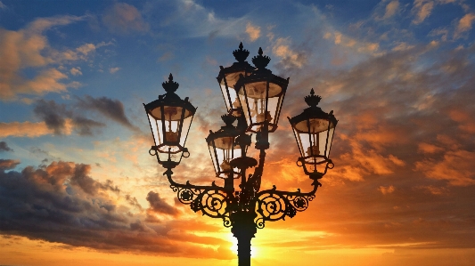 Himmel strassenlicht
 leuchte
 beleuchtung Foto