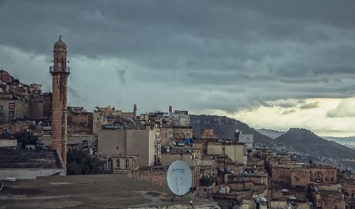 Sky cloud town urban area Photo