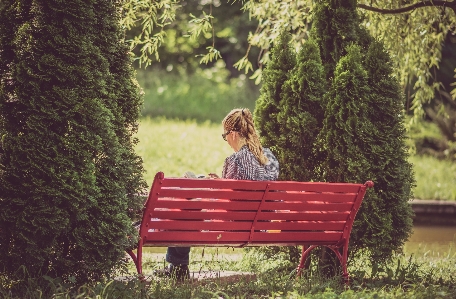 People in nature photograph sitting Photo