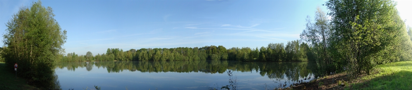 Sea trees natural landscape body of water Photo