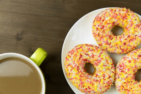 Foto Alimento rosquilla rosquilla
 plato