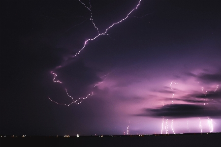 Thunder thunderstorm sky lightning Photo