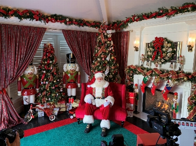 Christmas decoration room Photo