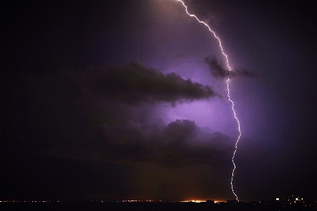 Thunder thunderstorm lightning sky Photo