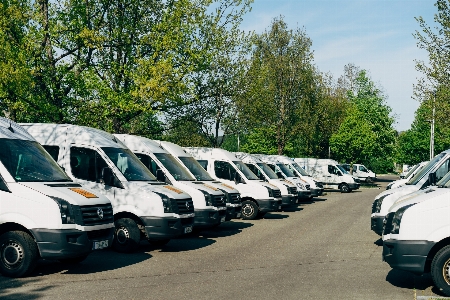 Fleet transport van logistic Photo