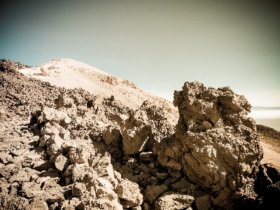 Beach rock sky mountain Photo