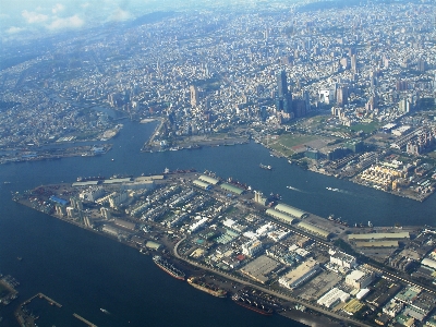 Kaohsiung city harbor ship Photo