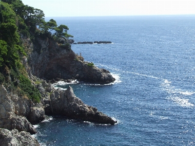 Cliff sea blue travel Photo