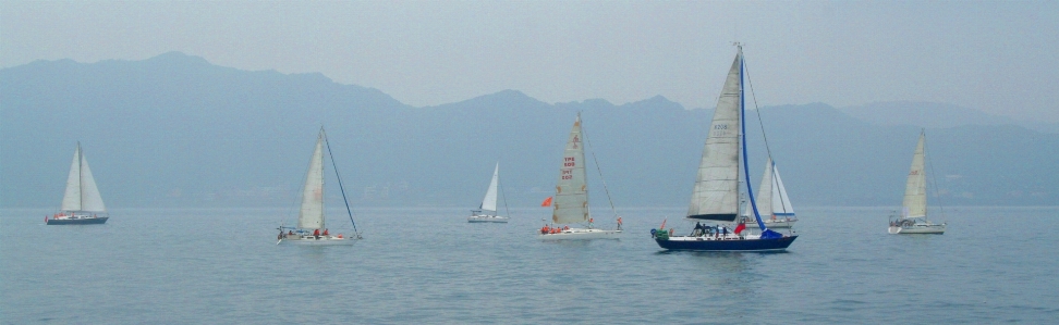 Sailing boat yacht sea keelung Photo