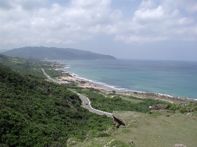 Road beach shore mountain Photo