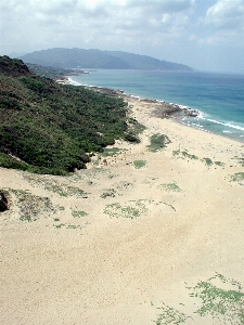 Foto Areia praia arenosa
 mar beira