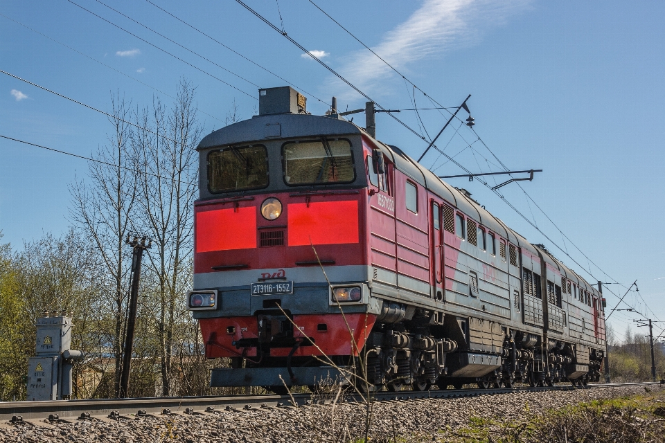 Locomotiva trasporto veicolo treno