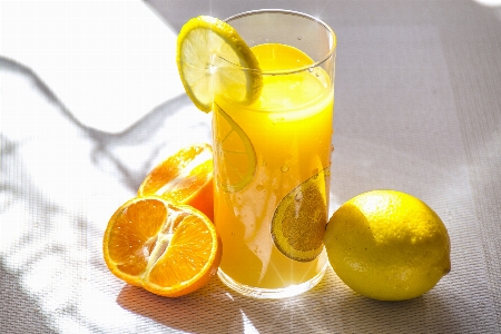 Drink lemon lime orange juice Photo