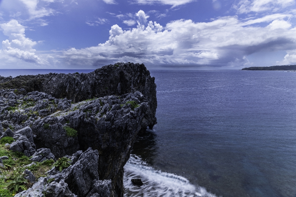 Sea cliff sky nature