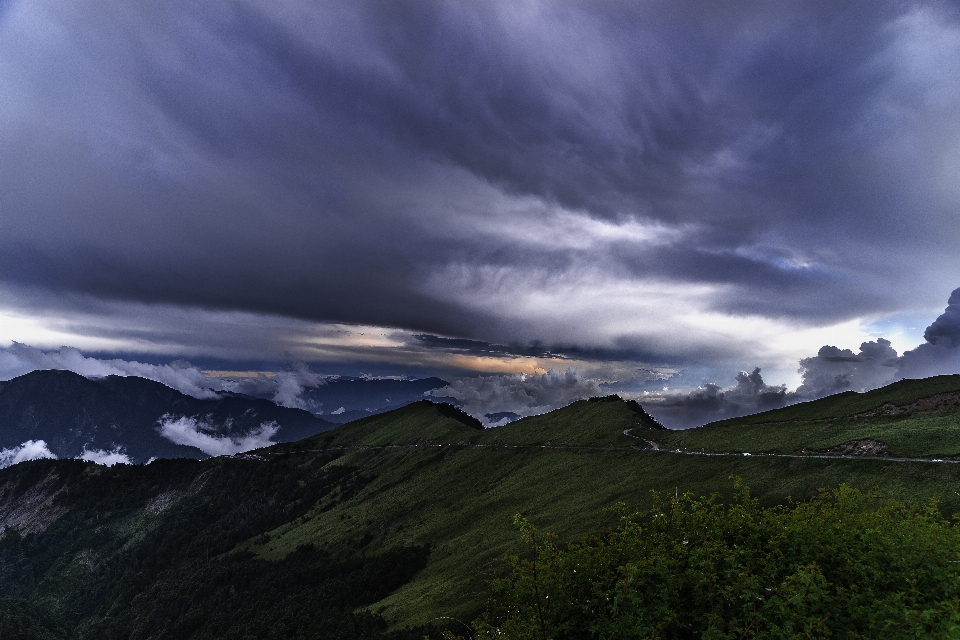 Sky mountainous landforms mountain highland