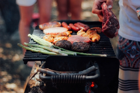 Barbecue grill grilling food Photo