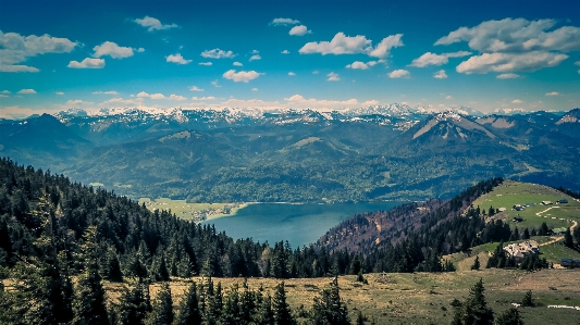 Mountainous landforms mountain sky range Photo