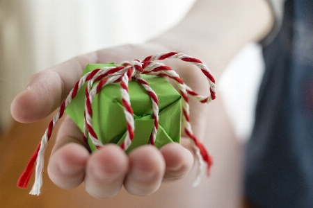 Фото зеленый красный рука candy cane