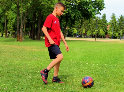 Sports soccer ball game Photo