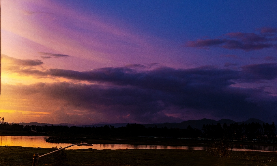 Sky cloud afterglow nature