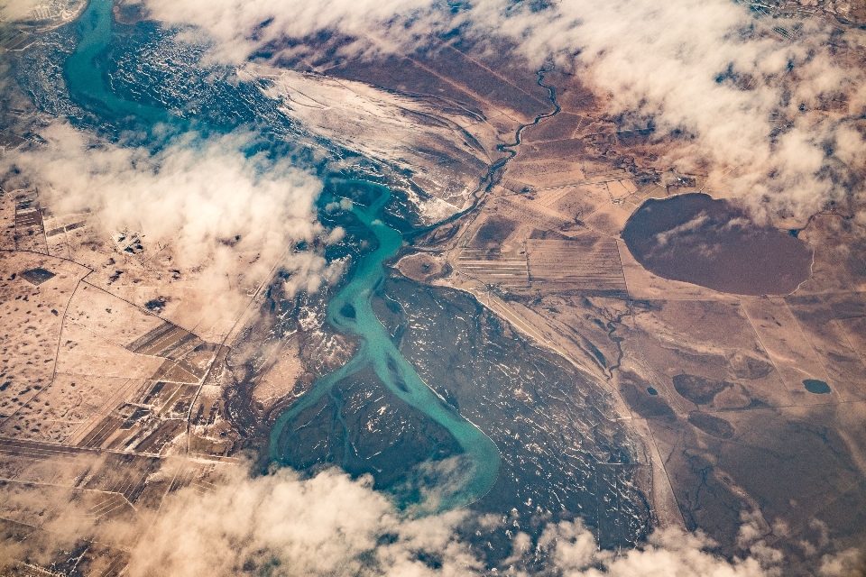 Cielo fotografía aérea
 tierra nube