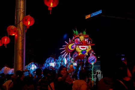 Dragon dance lunar new Photo