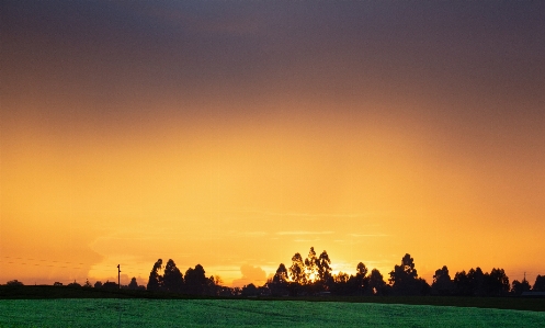 Sunset sky afterglow horizon Photo