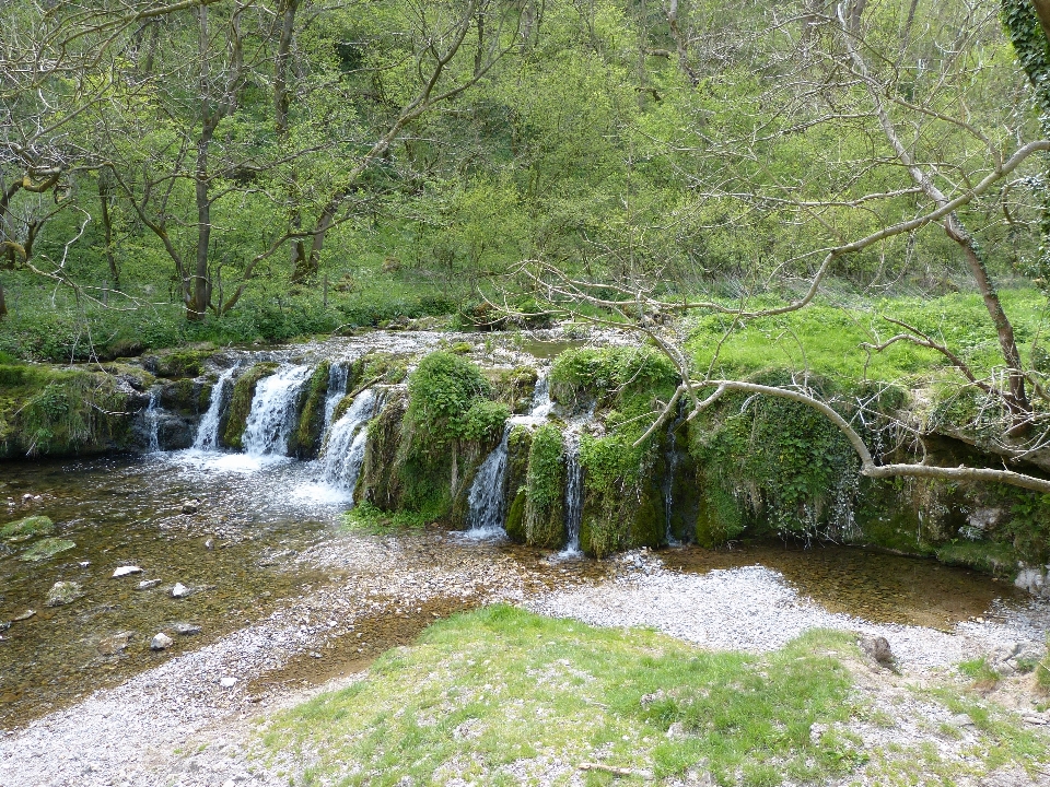 Waterfall water resources body of natural landscape