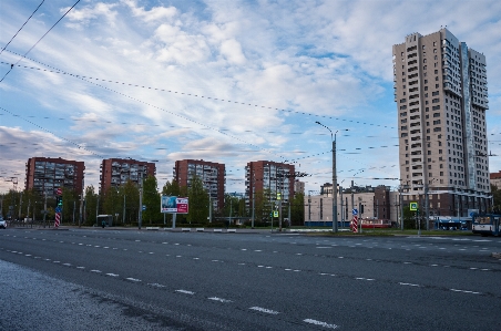 Foto Calle cielo área metropolitana
 urbana
