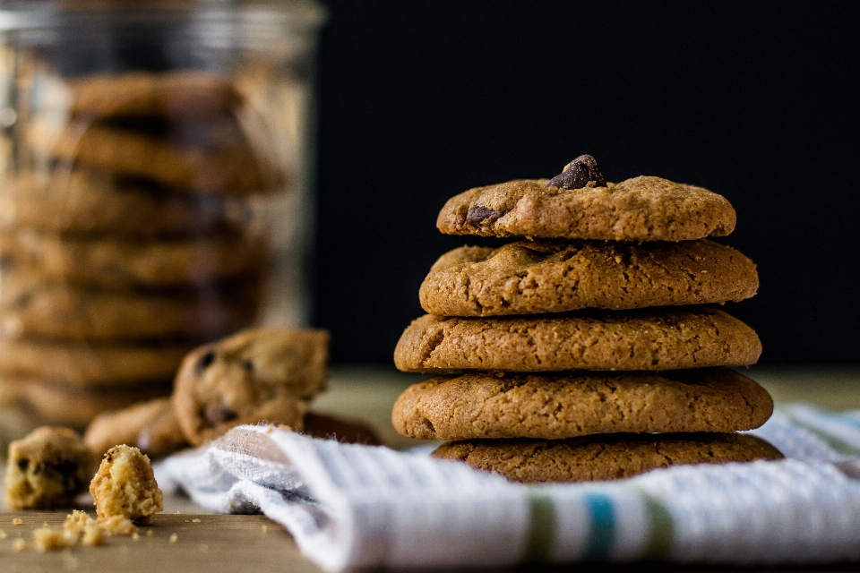 Nourriture collation biscuits et craquelins
 cookie aux pépites de chocolat
