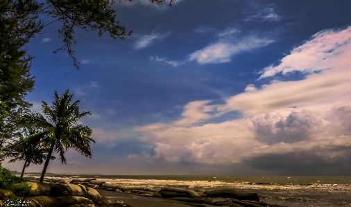 ビーチ 風景 空 クラウド 写真