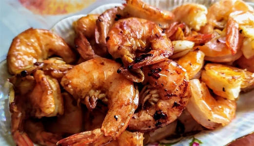 Food dish cuisine shrimp Photo