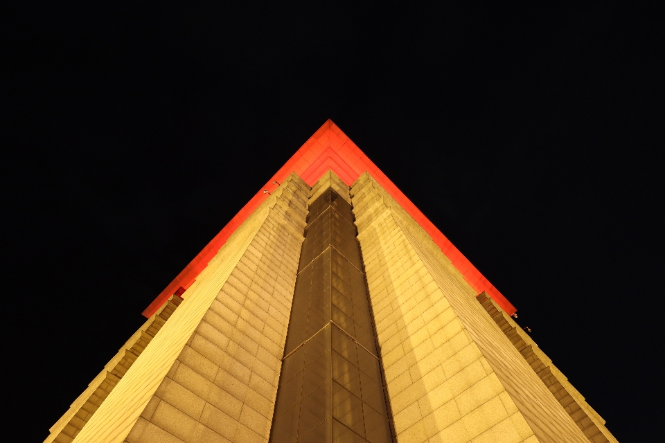 Scenery triangle landmark yellow