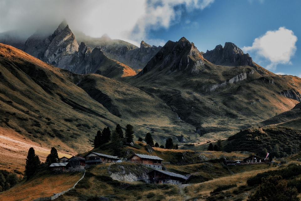 Mountainous landforms mountain nature range