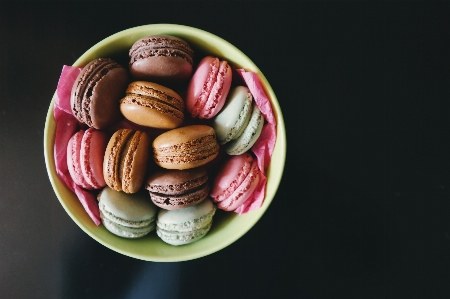 Macaroon sweetness food cuisine Photo