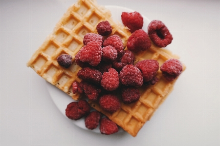 Dish food waffle belgian Photo