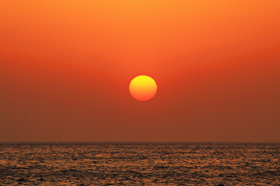 韩国 海洋 海 日出