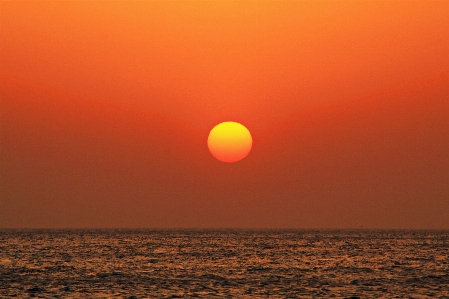 Korea ocean sea sunrise Photo