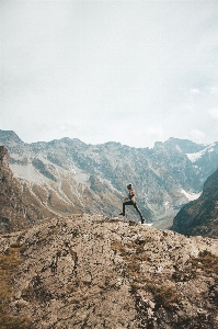 Foto Bentang alam pegunungan
 gunung punggung bukit
